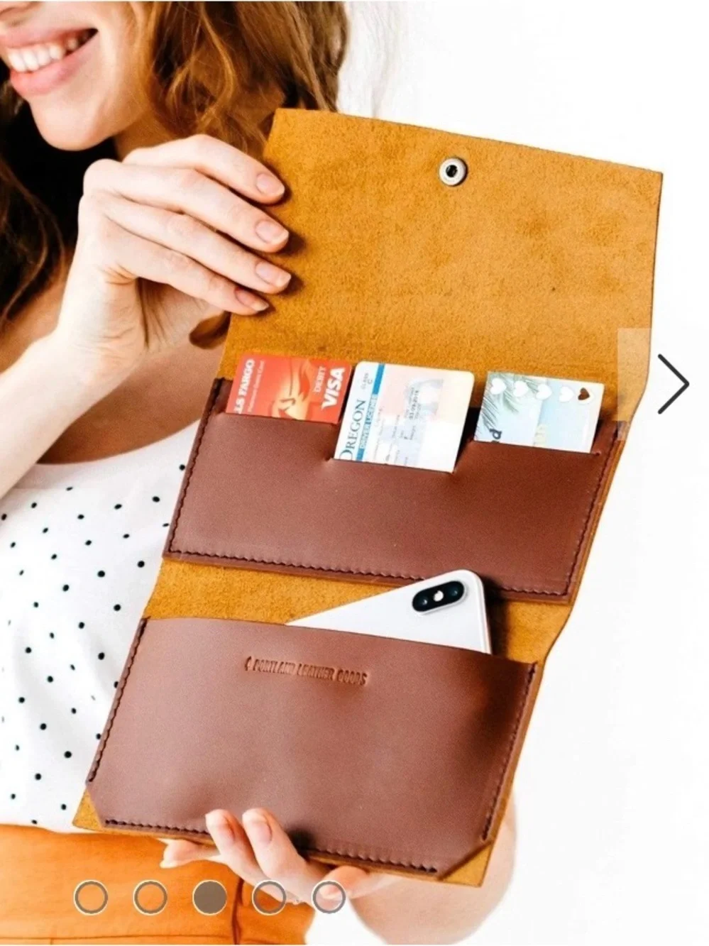 Portland Leather Rancher Wallet - Honey